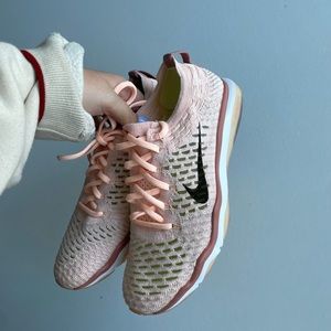Pink Nike Zoom shoes